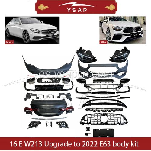 Actualización Eclass W213 2016 a 2022 E63 Bodykit
